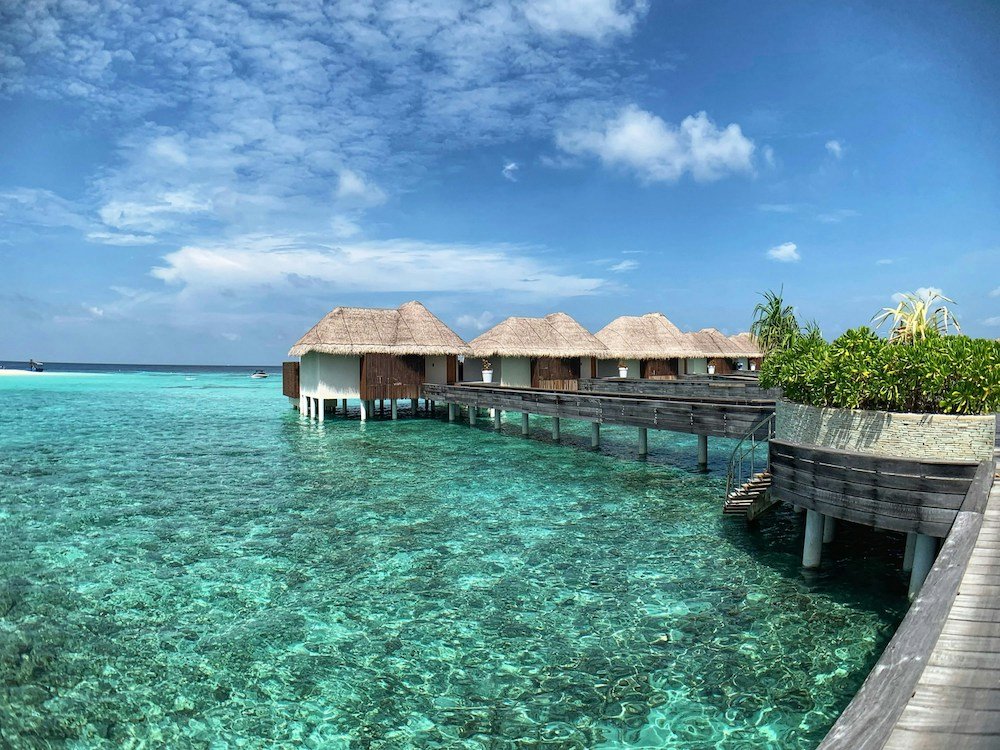 overwater island bungalow