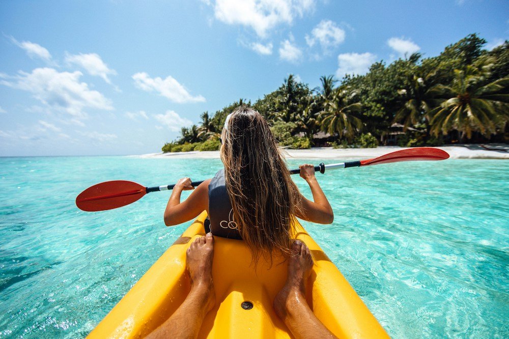 kayaking cocos keeling islands