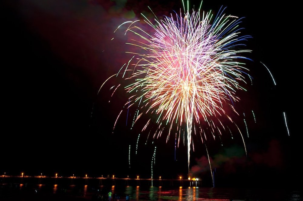 Okaloosa Island Fireworks show