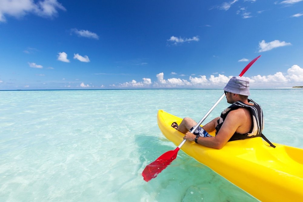 Kayaking in cayman islands